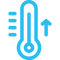 Temperatura costante in casa icona termometro